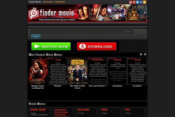 Pinable theme site design template sample