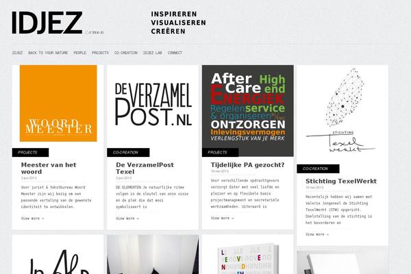 Gridly theme site design template sample