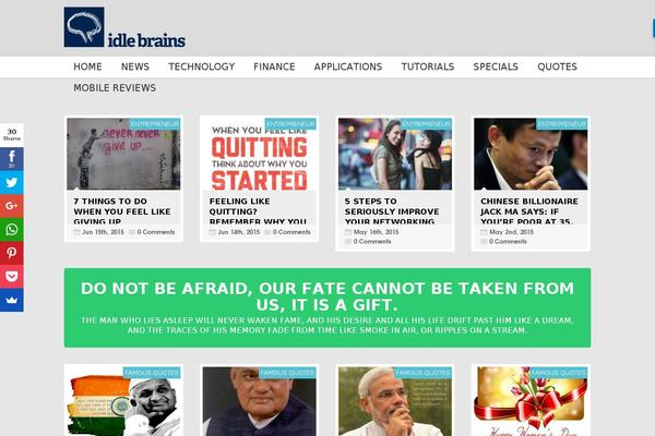 Blueblog theme site design template sample
