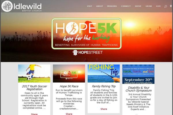 Site using TweetScroll Widget plugin