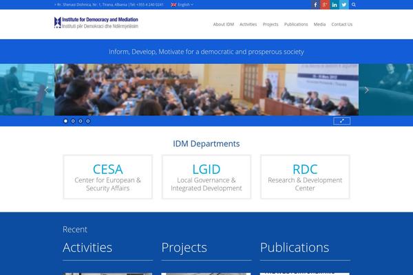 idmalbania.org site used 3clicks_theme