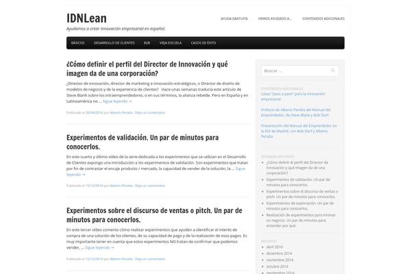 Tiga theme site design template sample