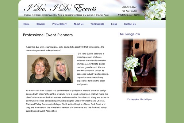 Wedding Bells theme site design template sample