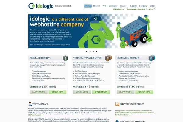 Site using Twiget Twitter Widget plugin