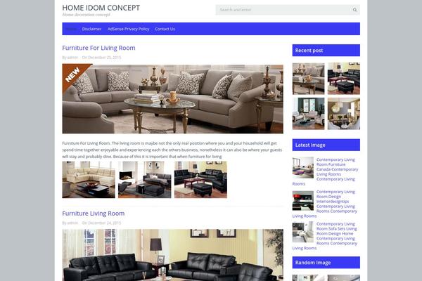 Galegale theme site design template sample