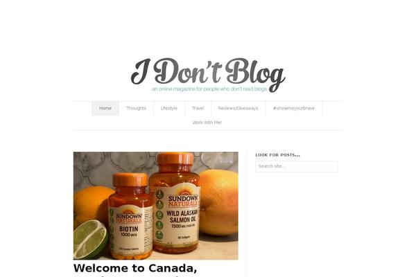 Watson theme site design template sample