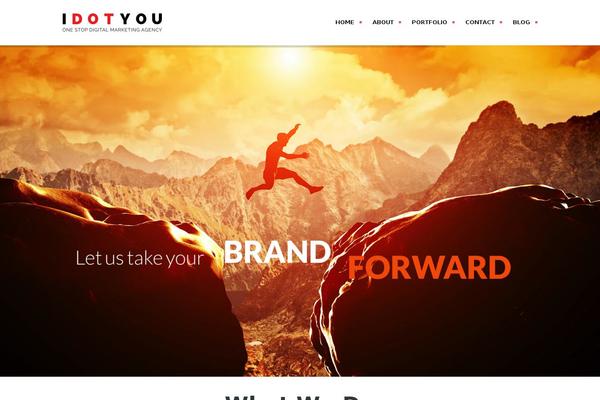 Magnetic theme site design template sample