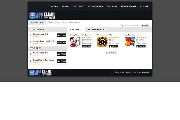 CNEWS theme site design template sample