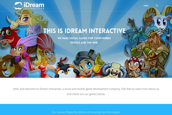 Salient theme site design template sample