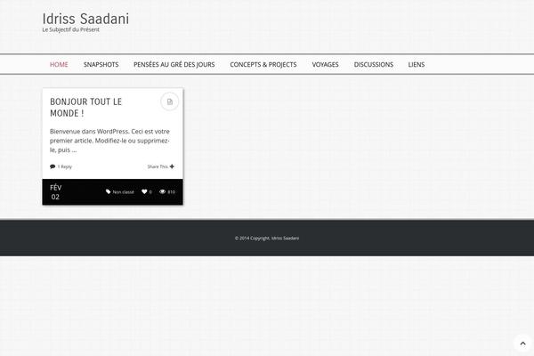 Pravda theme site design template sample