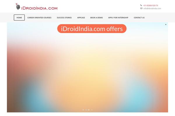 LMS theme site design template sample