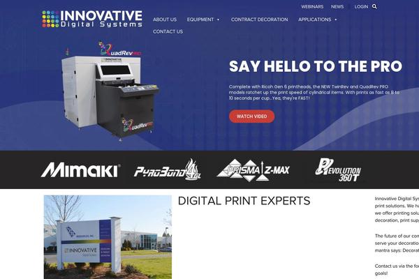 Ids theme site design template sample