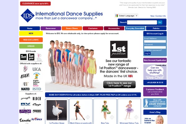 ids theme websites examples