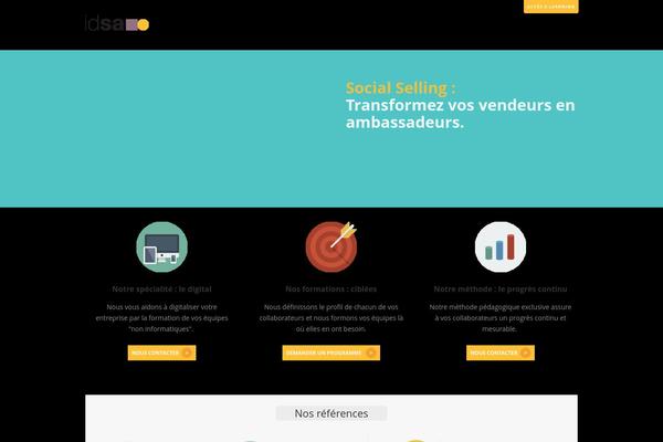 Mineral theme site design template sample