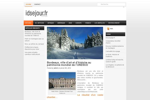 Techpad theme site design template sample