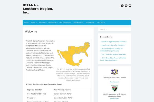 The Box theme site design template sample