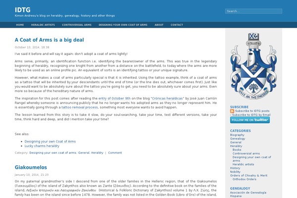 Fluid Blue theme site design template sample