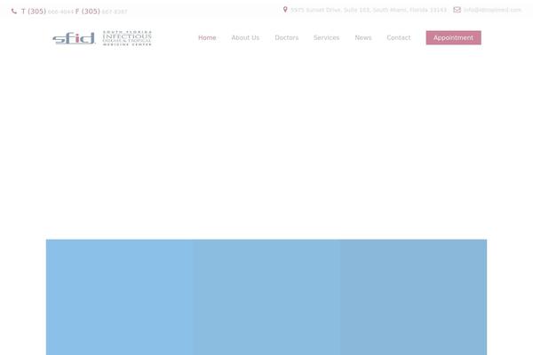 Infinite theme site design template sample