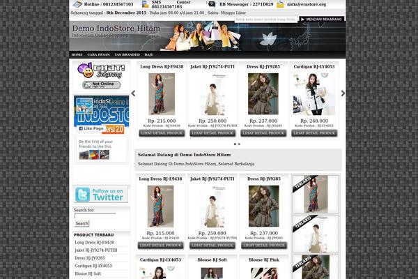 idwebspace.net site used Indostore