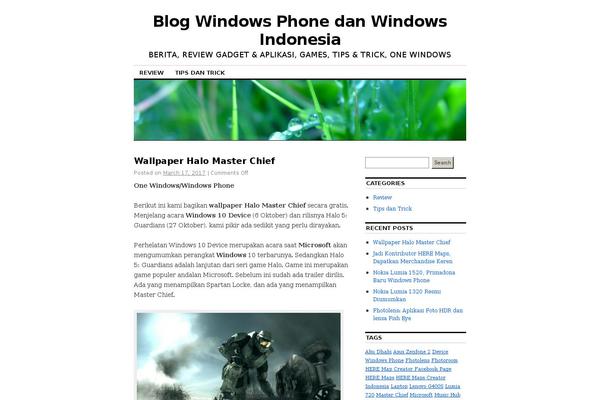 idwinphone.com site used Blog-cafe