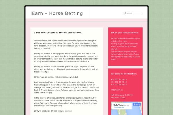 iearn.es site used Fruit Shake