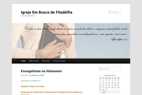 Site using Online Bible VP for WordPress plugin