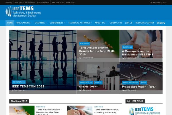 Herald theme site design template sample