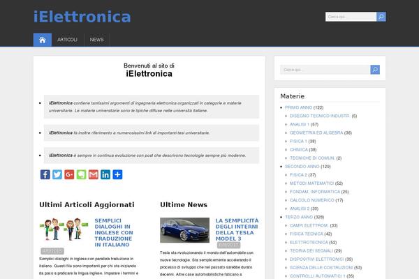 ShootingStar theme site design template sample