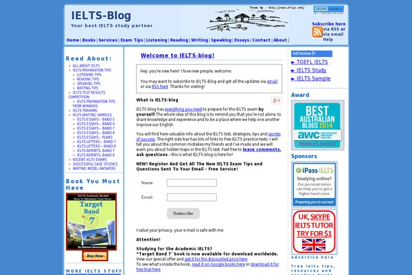 Neve theme site design template sample