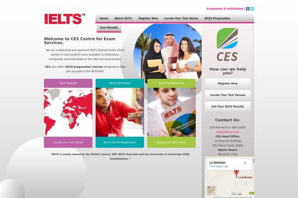 Ces theme site design template sample
