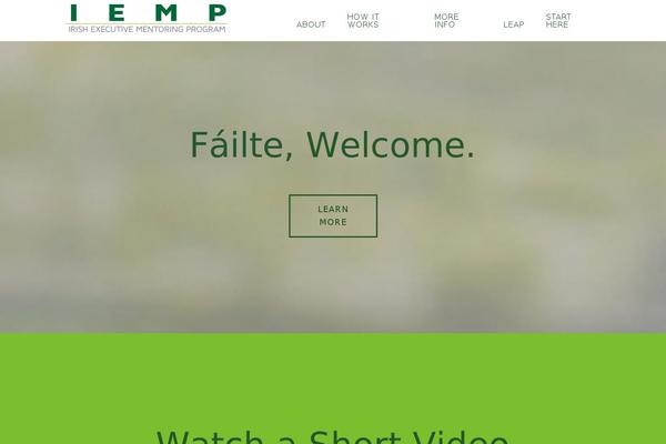 Parallax Pro theme site design template sample