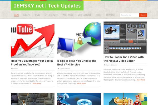 Spike theme site design template sample
