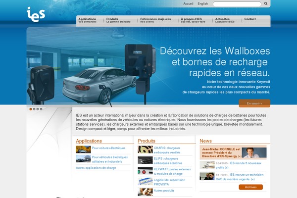 Ies theme site design template sample