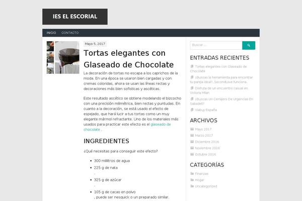 Rookie theme site design template sample