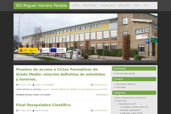iesmiguelherrero.com site used zAlive