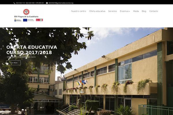 iesvirgendelacandelaria.org site used Corporate Lite