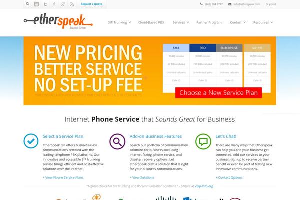 Envision theme site design template sample