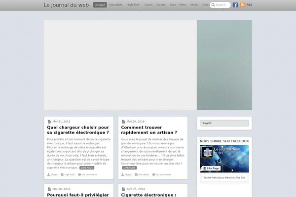 Postline theme site design template sample