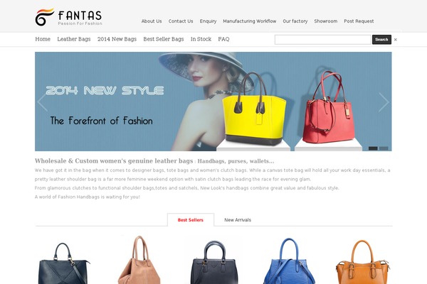 Fashion theme site design template sample