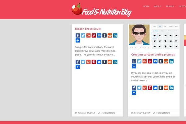Napoli theme site design template sample