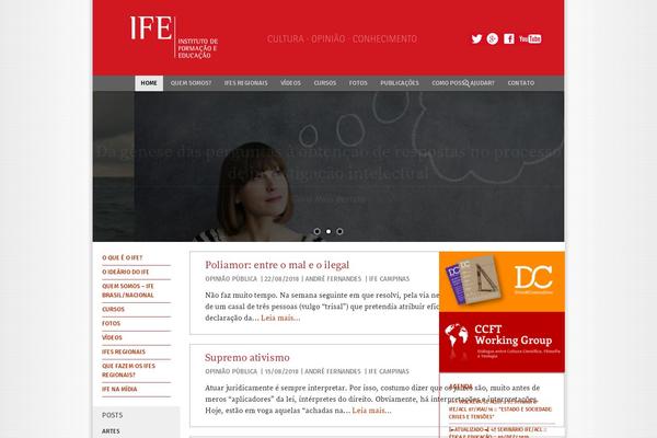 ife.org.br site used Ife_theme