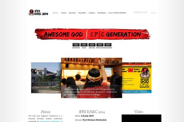 Modest theme site design template sample