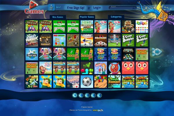 ifgames.net site used Spacebox