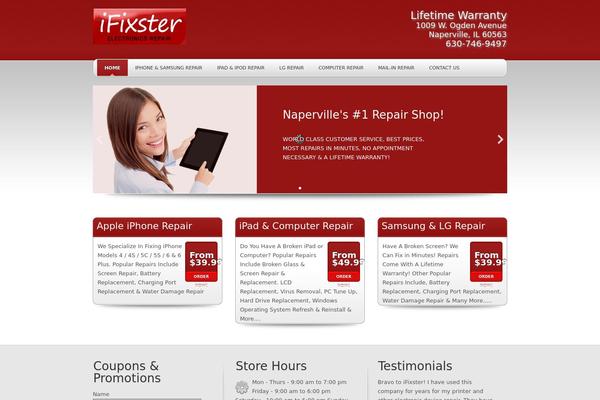 Phenomenon theme site design template sample