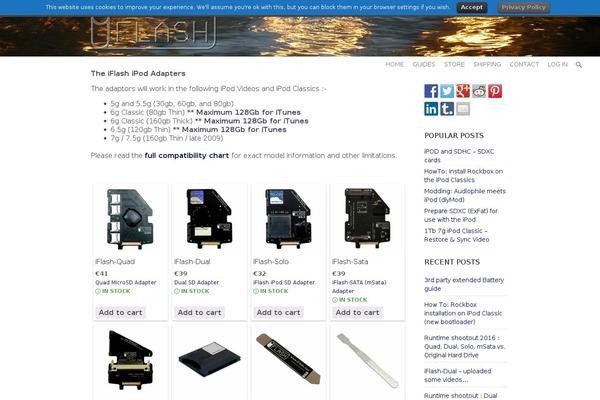 Site using myStickymenu plugin