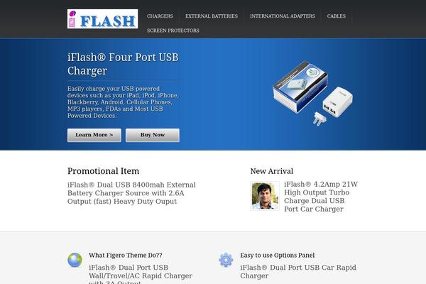 Figero theme site design template sample