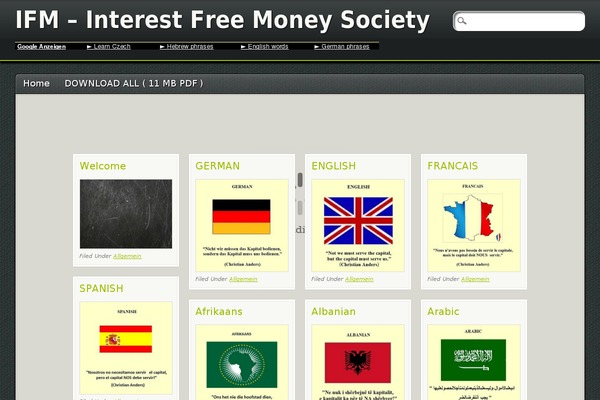PinBlack theme site design template sample