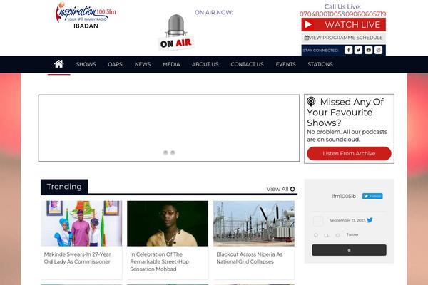 Site using Radio Station plugin