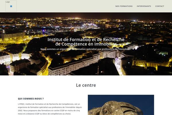 Bridge Child theme site design template sample