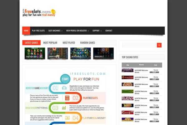 Gameleon theme site design template sample